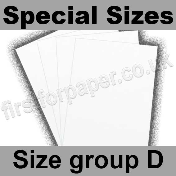 Swift White Card, 250gsm, Special Sizes, (Size Group D) (New Formula)