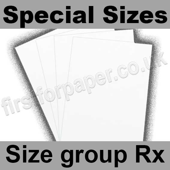 Rapid Recycled, White, 160gsm, Special Sizes, (Size Group Rx)