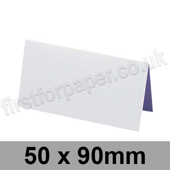 Trident, Single Sided, Semi Gloss, Precreased, Place Cards, 300gsm, 50