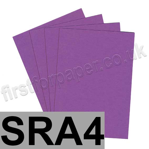 Colorset Recycled Paper, 120gsm, SRA4, Amethyst