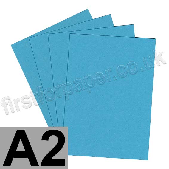Colorset Recycled Paper, 120gsm, A2, Aquamarine