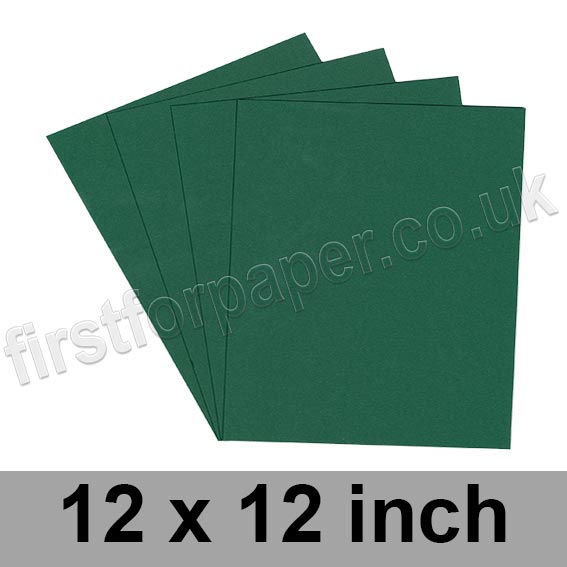 Colorset Recycled Card, 270gsm, 305 x 305mm (12 x 12 inch), Evergreen