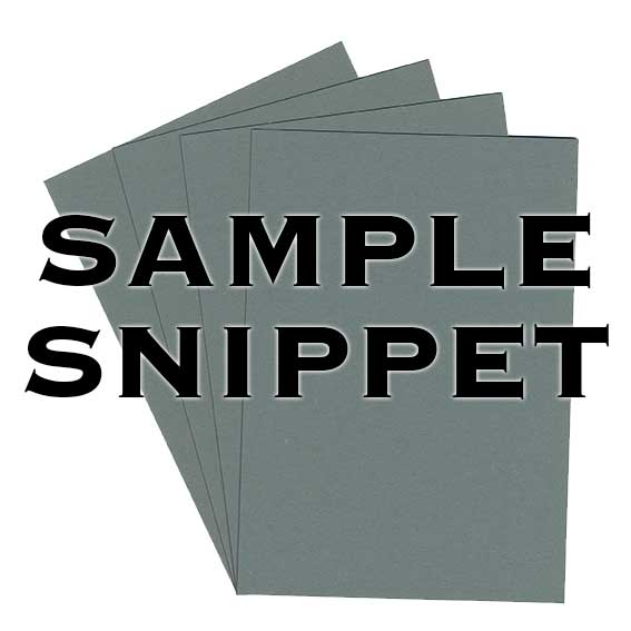 •Sample Snippet, Colorset, 350gsm, Flint