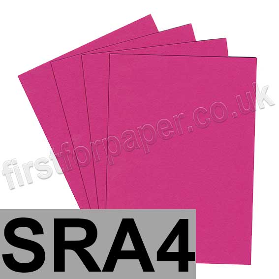 Colorset Recycled Card, 350gsm, SRA4, Magenta