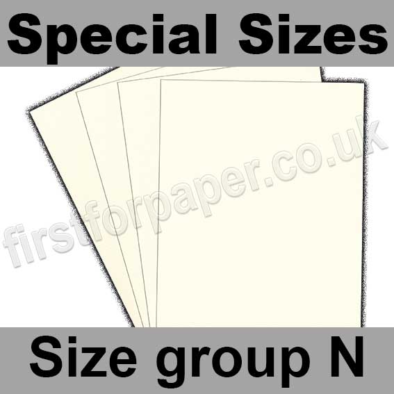 Colorset Recycled Card, 270gsm, Special Sizes, (Size Group N), Natural