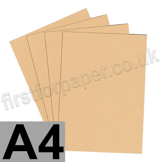 Colorset Recycled Card, 270gsm,  A4, Sandstone