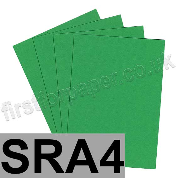 Colorset Recycled Card, 350gsm, SRA4, Spring Green