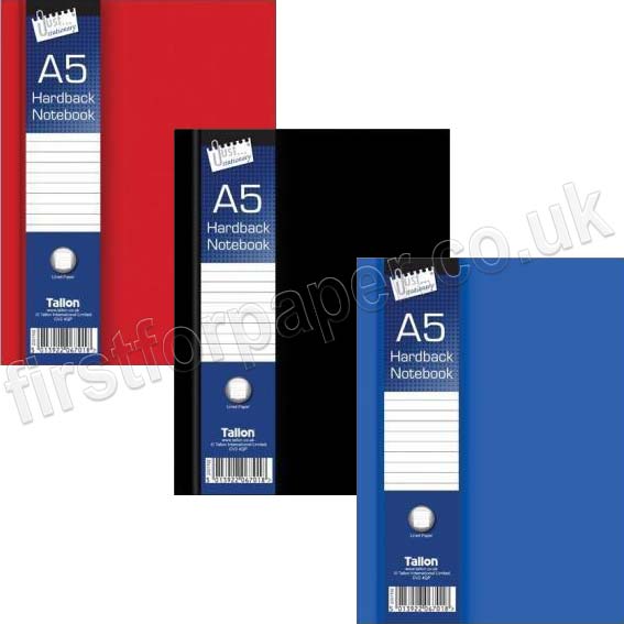 Hardback Ruled Notebook, A5 First for Paper