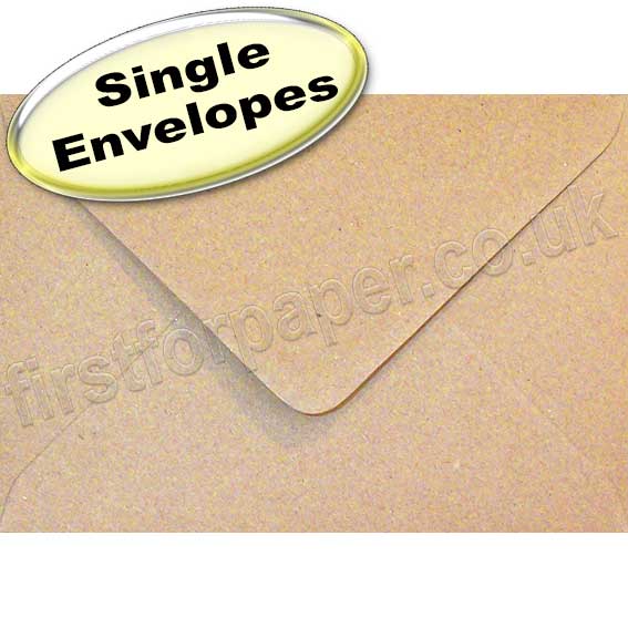 Abbey, Fleck Kraft Recycled Envelope, C6 (114 x 162mm) First for Paper