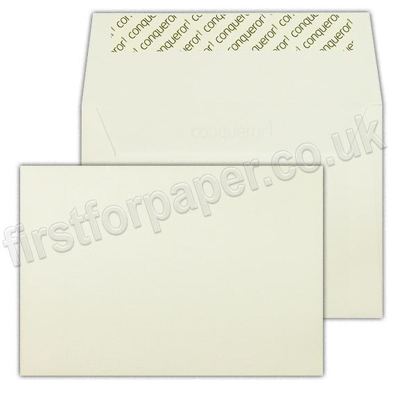 Conqueror Smooth Wove Envelopes, C6 (114 x 162mm) Cream - Box of 500 ...