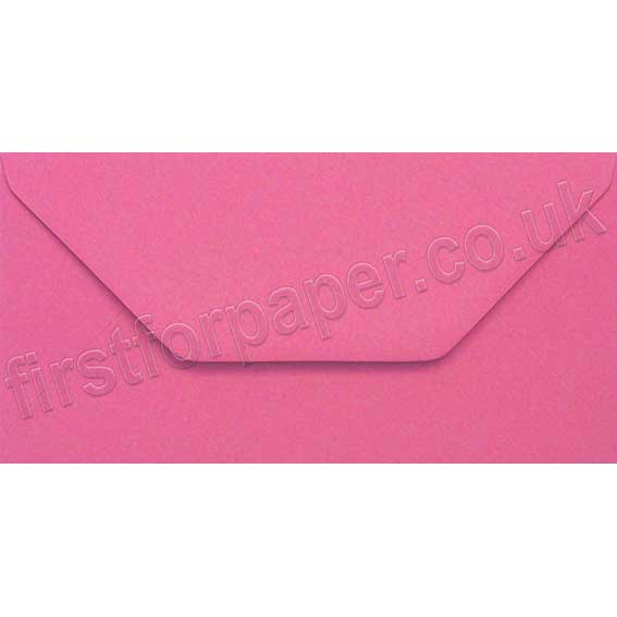 Colorset Recycled Gummed Envelopes, DL (110 x 220mm) Magenta 250