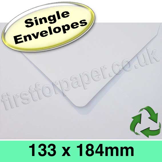 EcoCycle Recycled Envelope, 133 x 184mm, White - First for Paper