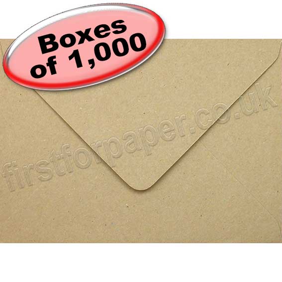 Abbey, Fleck Kraft Recycled Envelope, 125 x 175mm - 1,000 Envelopes ...