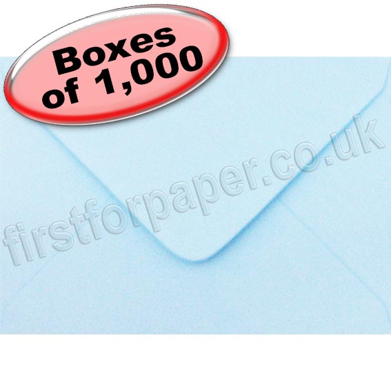 Spectrum Greetings Card Envelope, C6 (114 x 162mm), China Blue 1,000