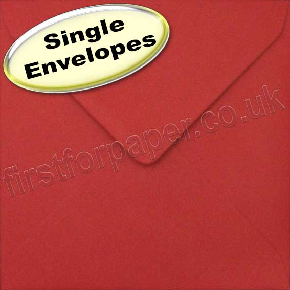 Spectrum Greetings Card Envelope, 155 x 155mm, Berry Red - First for Paper