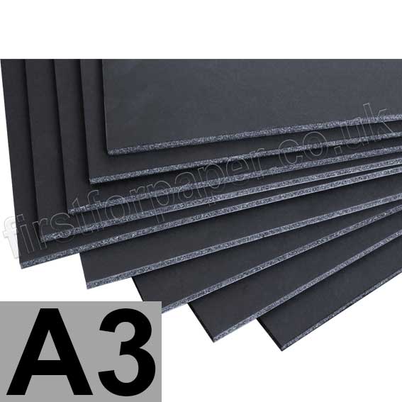 A3, Black 5mm Foam Board First for Paper