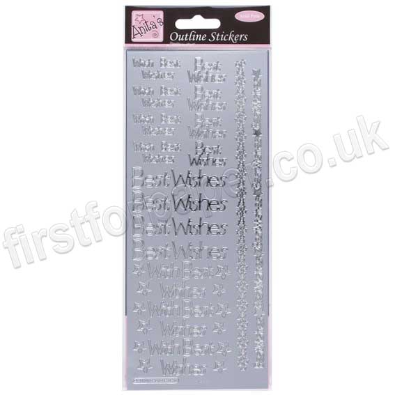 Best Wishes (large) Peeloff Stickers Best Wishes (large) Peeloff Stickers