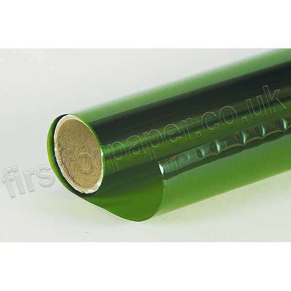 Cellophane Roll, 500mm x 2.5m, Green First for Paper
