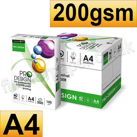 ProDesign, 200gsm, A4 First for Paper