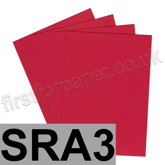 Rapid Colour Card, 160gsm, SRA3, Blood Red