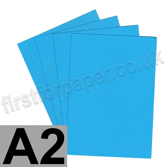 Rapid Colour Paper, 120gsm,  A2, Peacock Blue