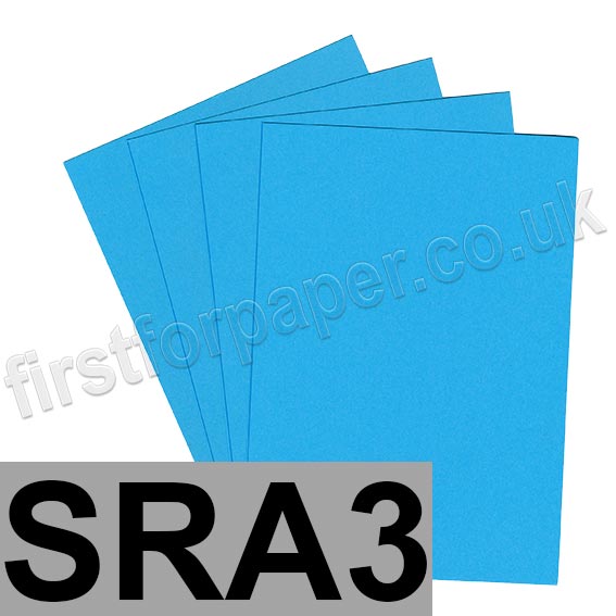 Rapid Colour Card, 160gsm,  SRA3, Peacock Blue