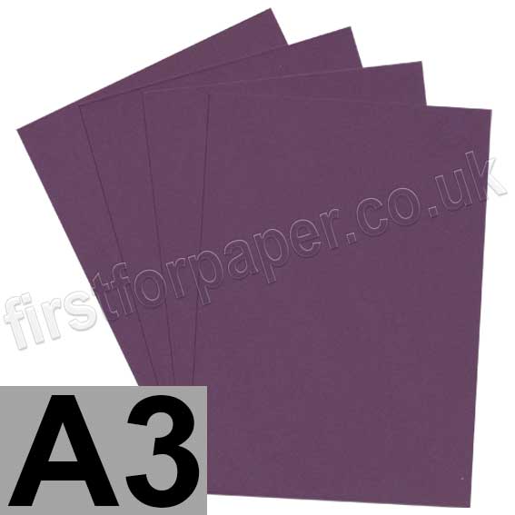 Rapid Colour Paper, 115gsm, A3, Wine