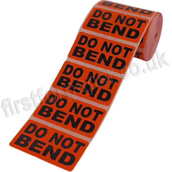 Do Not Step On Labels 5.25 Inch x 4 Inch 500 per Roll 