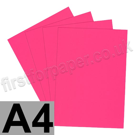 UStick, Fluorescent Pink, Self Adhesive Paper, A4 First for Paper